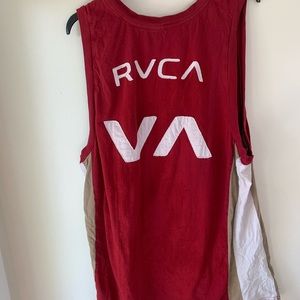 Rvca red tank size large